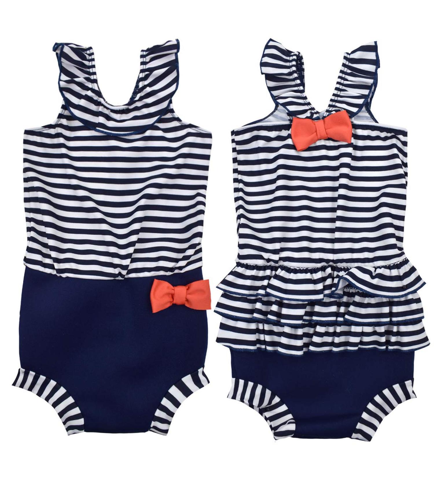 Splash About Happy Nappy Costume | Reusable Swim Nappy | Nautical | 6-14 Months - Buy Online on GoSupps.com