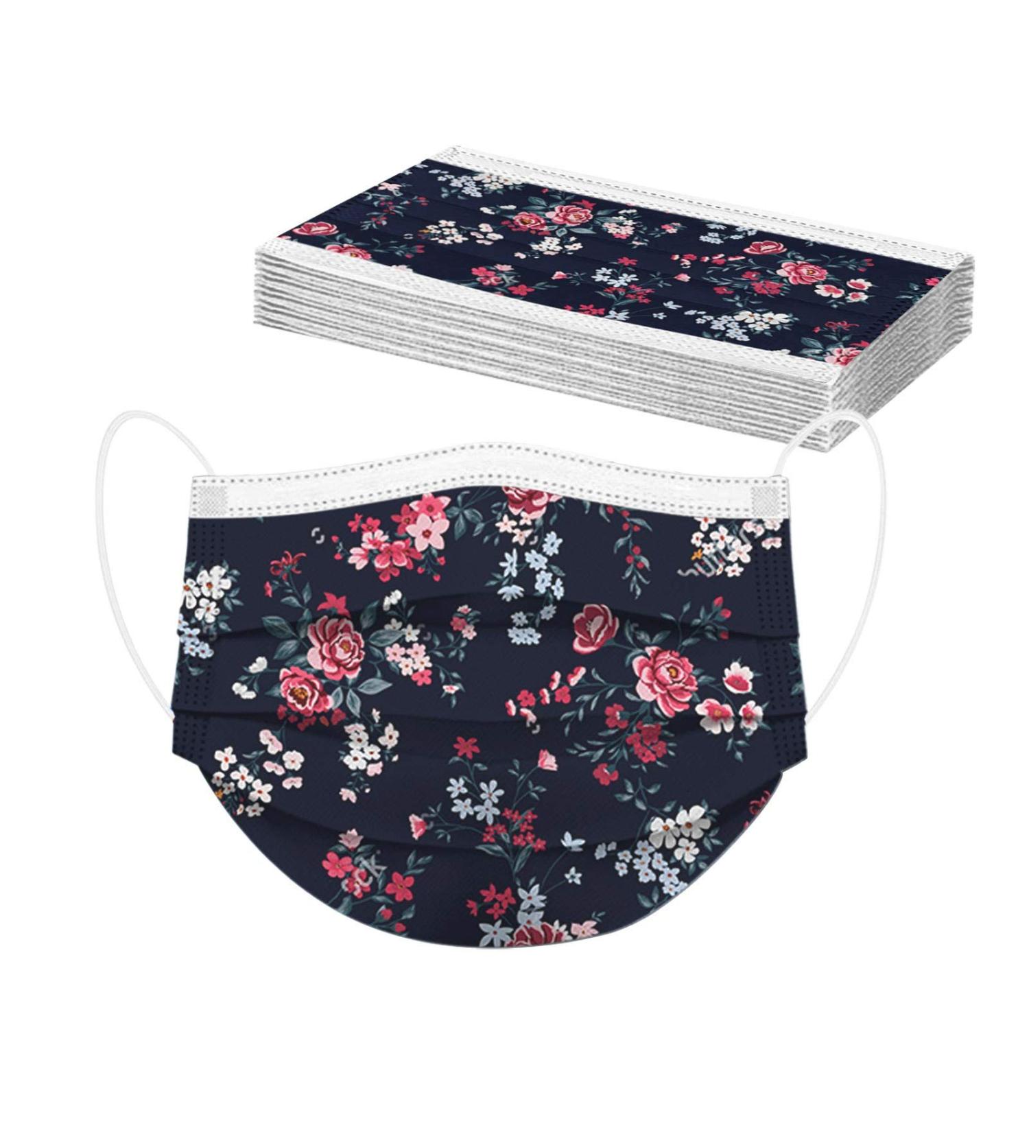 Lulupi 10-Piece Floral Face Masks for Women | Breathable Elegant Mouth and Nose Protection | International Shipping - Buy Online on GoSupps.com