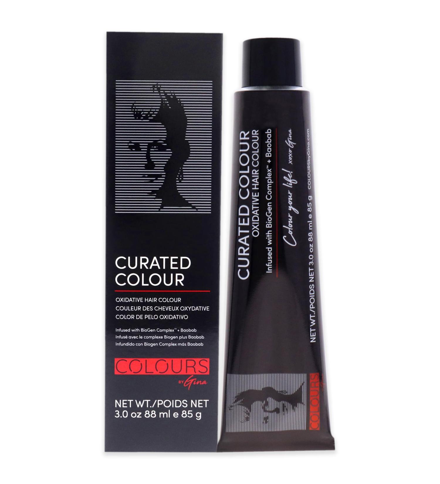 Curated Colour - Light Warm Brown 5.77-5W Hair Color by Colours By Gina | Unisex | 3 oz - Shop Internationally - Buy Online on GoSupps.com