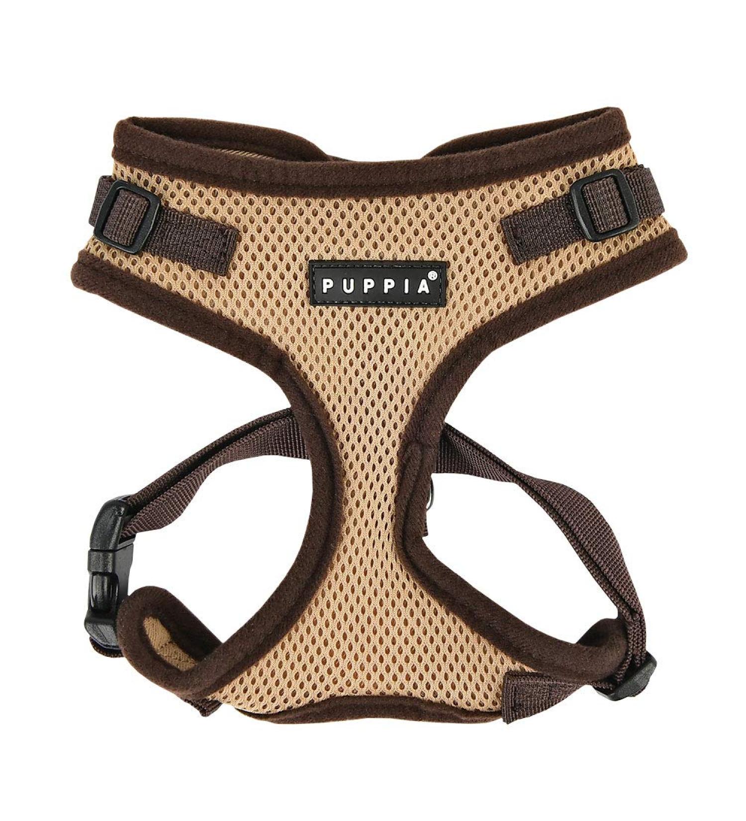 Puppia RiteFit Dog Harness - Adjustable Soft Harness for Small to Medium Dogs & Atani Train Tableware - XL Beige - Perfect for Puppies! - Buy Online on GoSupps.com