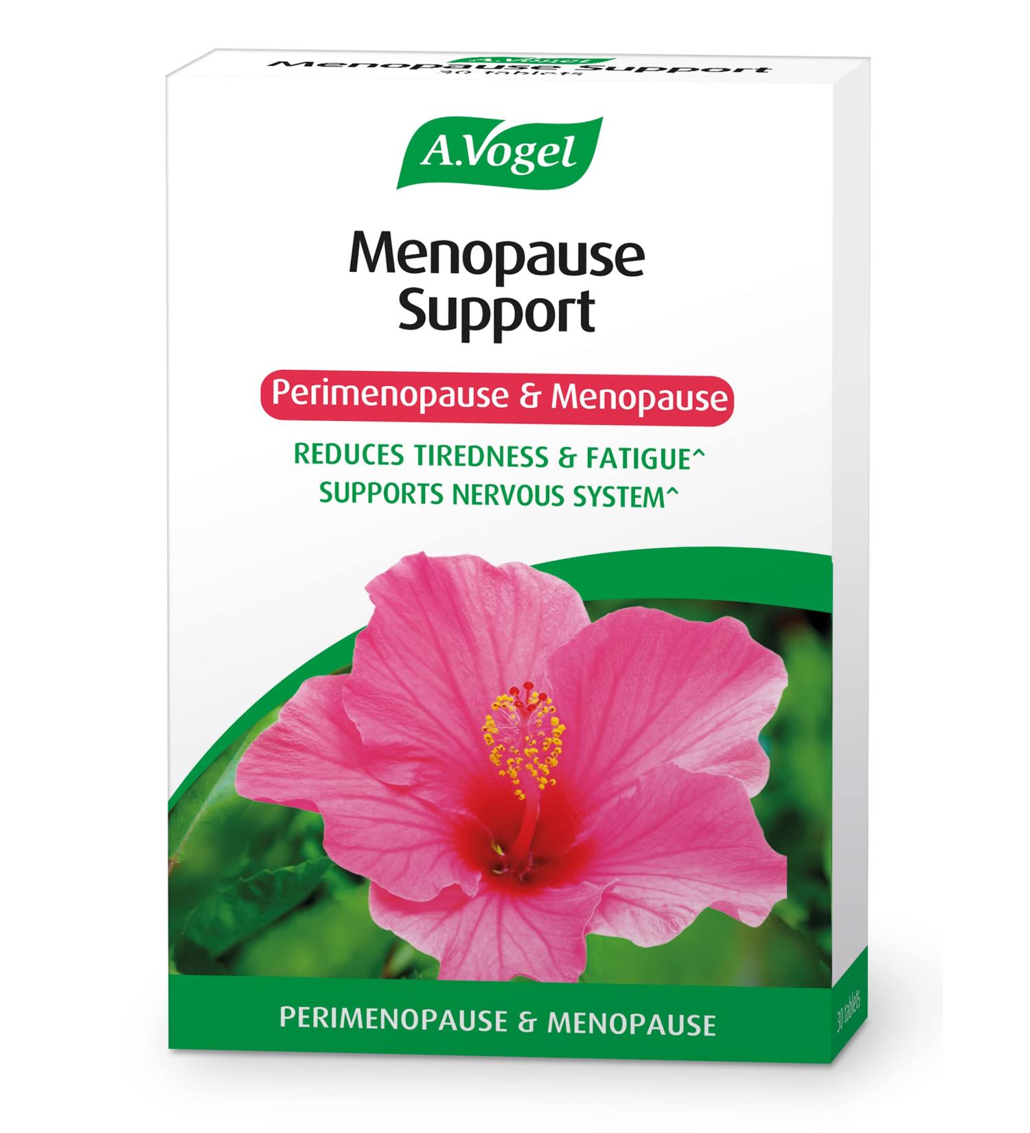 A.Vogel Menopause Support Tablets - Soy Isoflavones, Magnesium & Hibiscus | 30 Count - Buy Online on GoSupps.com