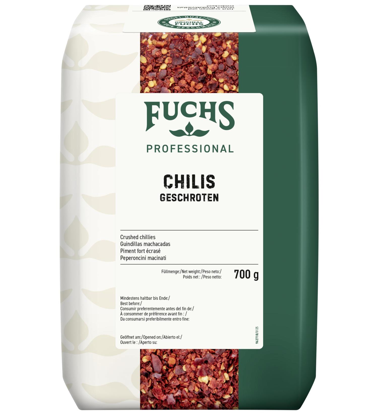 Fuchs Professional - Piment fort cras | Donne au chili la carne le bon piquant | Qualit professionnelle pour les gros consommateurs | 0 7 kg dans un sac - Buy Online on GoSupps.com