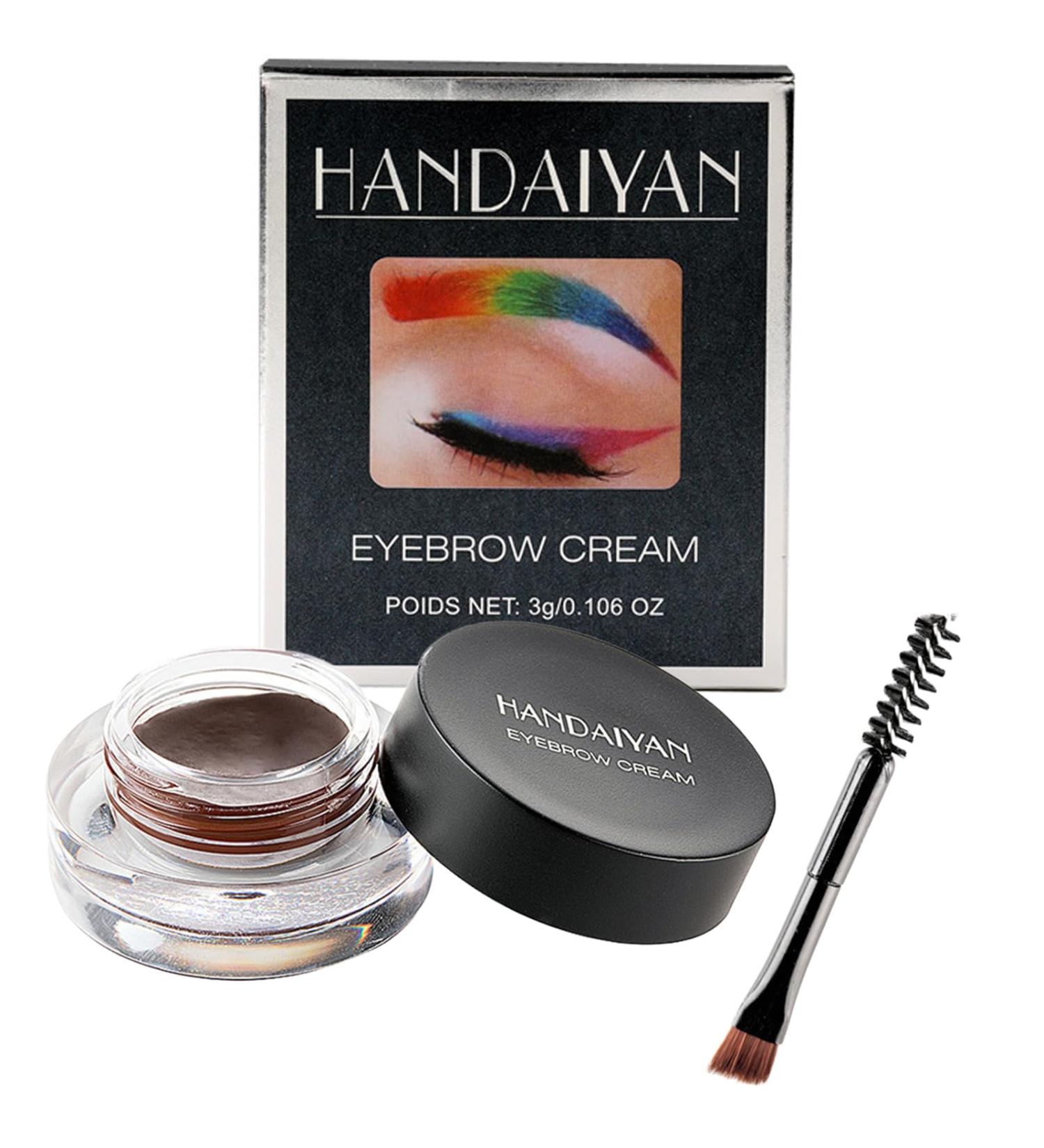 HISUNBEN Eyebrow pomade waterproof eyebrow gel eyebrow pomade with brush durable for dense and natural looking eyebrow2 - Buy Online on GoSupps.com