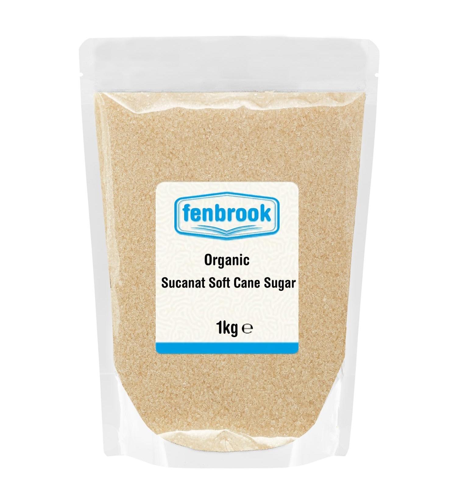Organic Sucanat Soft Cane Sugar 1kg | Certified Organic by Fenbrook Organic - Buy Online on GoSupps.com