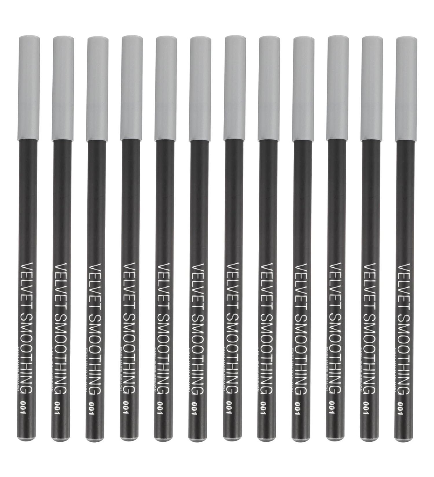 12 pi ces Lot de Crayons Yeux Noirs Antitache avec Pointe Ultra-fine Stylo Maquillage Pratique et Outil Beaut pour Trac Pr cis et Facile Enlever - Buy Online on GoSupps.com