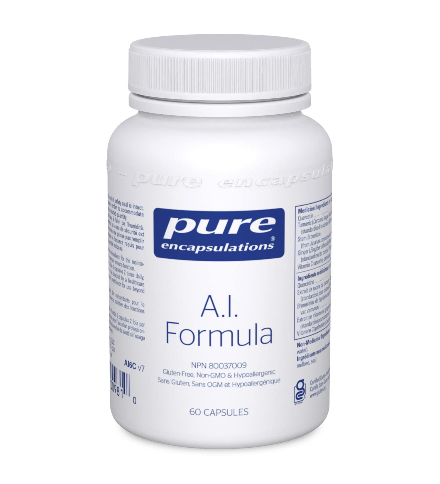 Pure Encapsulations - A.I. Formula - Hypoallergenic to support Healthy Immune Response - 60 Vegetable Capsules - Buy Online on GoSupps.com