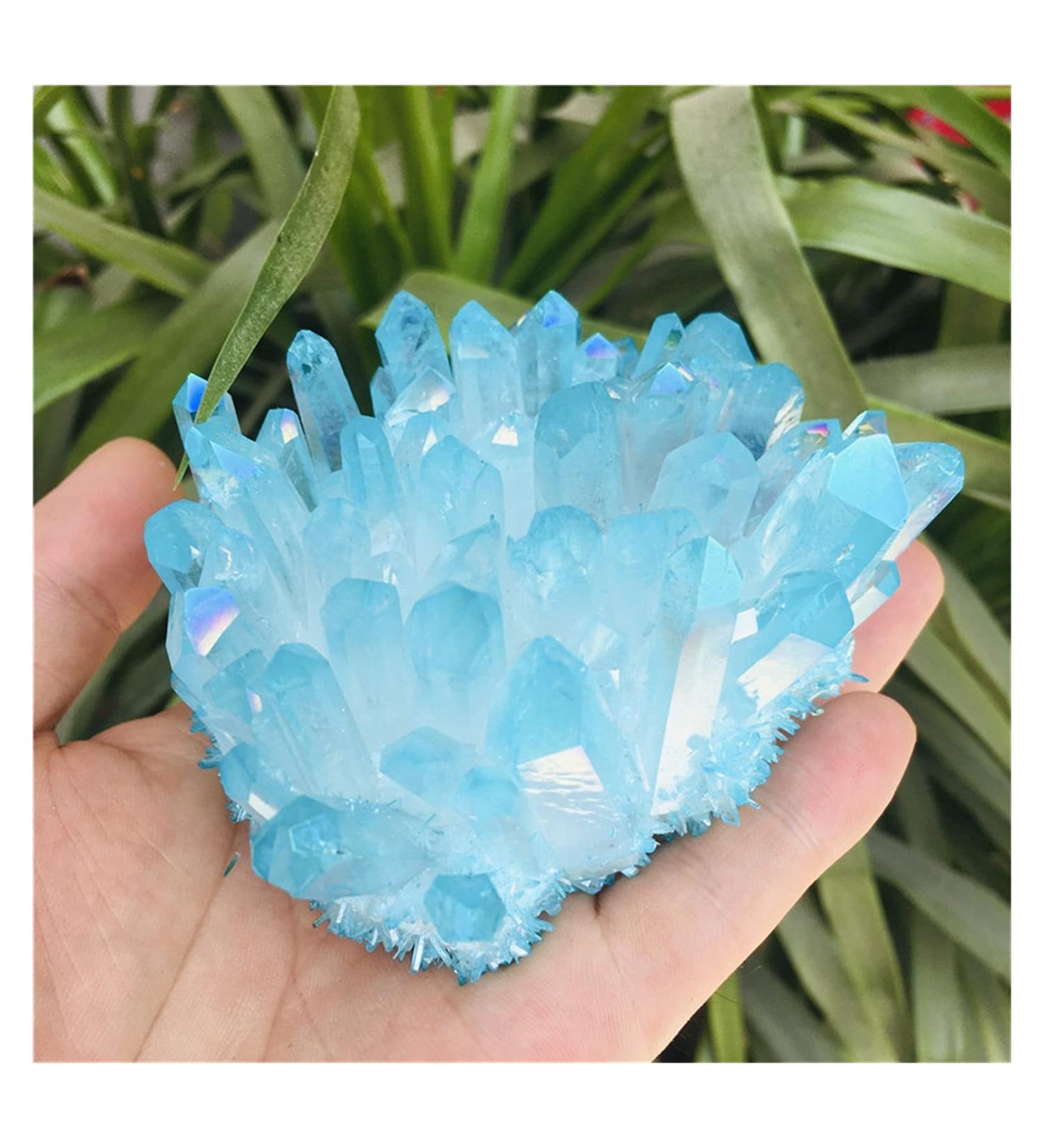 Natural Crystal Rough Natural Crystal Cluster White Specimen Ore Quartz Reiki Stone Raw Crystal Home Decor 300-400g - Buy Online on GoSupps.com