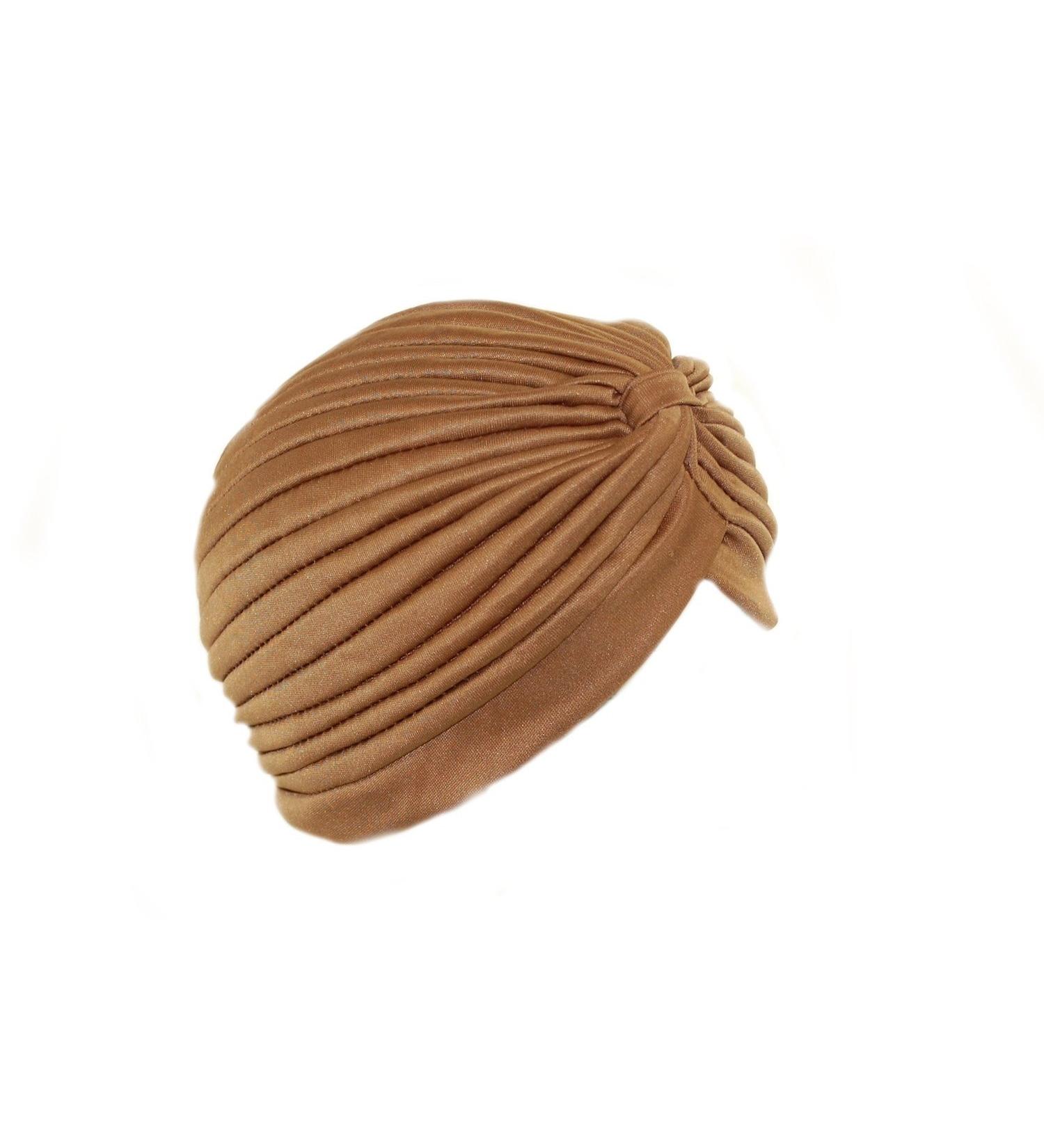 Beautifeye Fashion Turban Funky Headwrap Bandana Style Also Ideal for Hair Loss and Chemo (Brown)