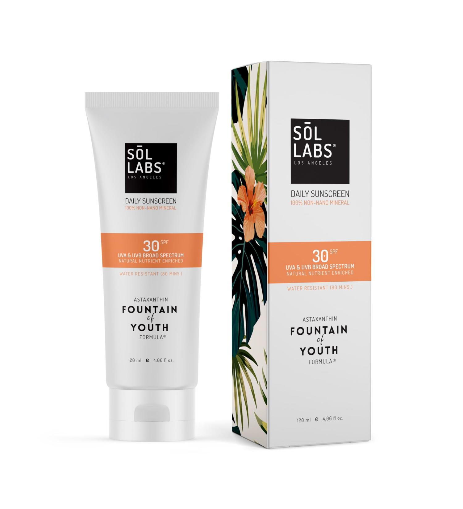 Natural Mineral Sunscreen SPF 30 for Face & Body – No White Cast Zinc Oxide, Lightweight, Reef-Safe Hydrating Daily Moisturizer – Korean Formulated Skin Care - Buy Online on GoSupps.com