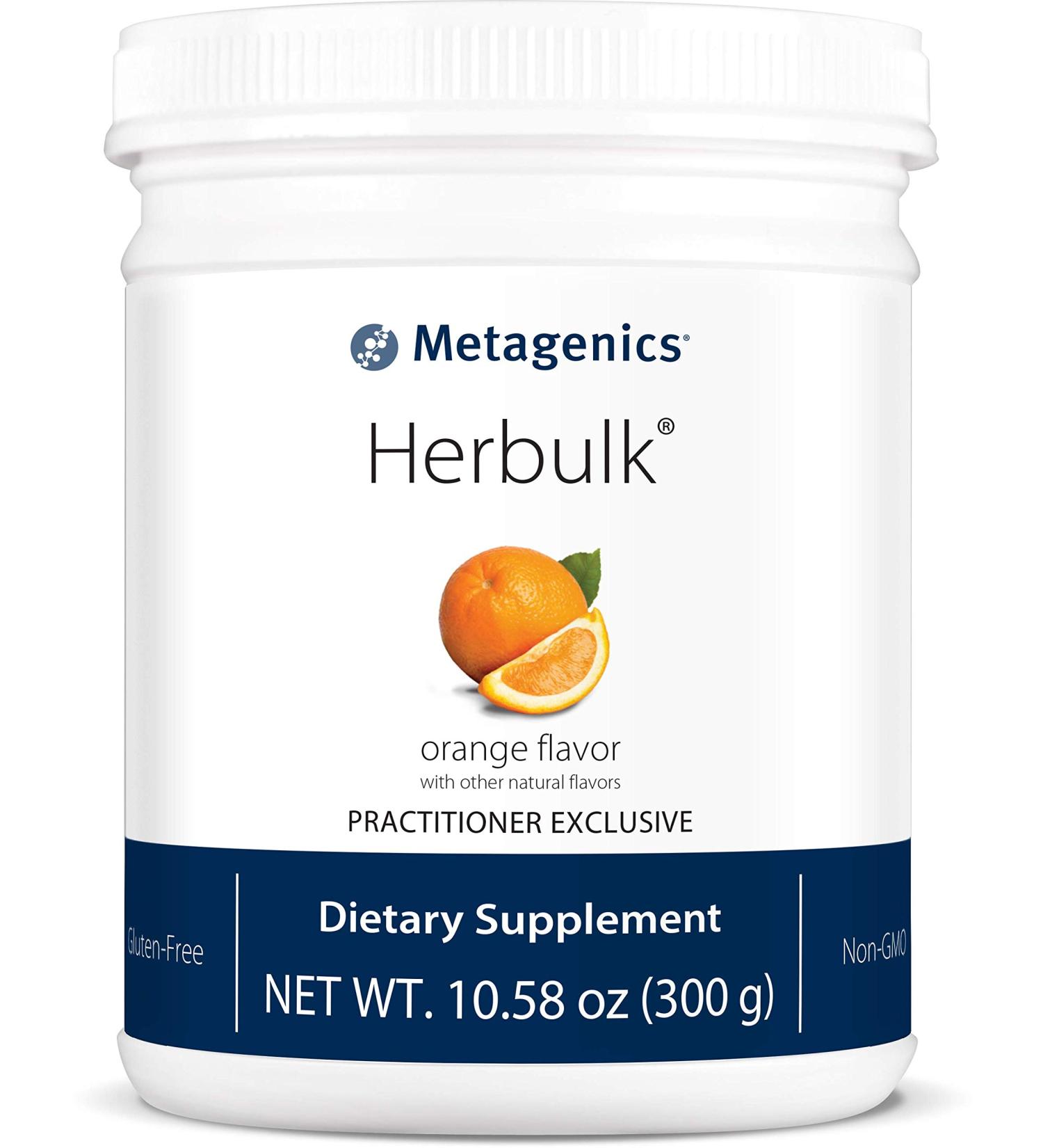Metagenics Herbulk - Orange Flavor with Other Natural Flavors | 30 Servings