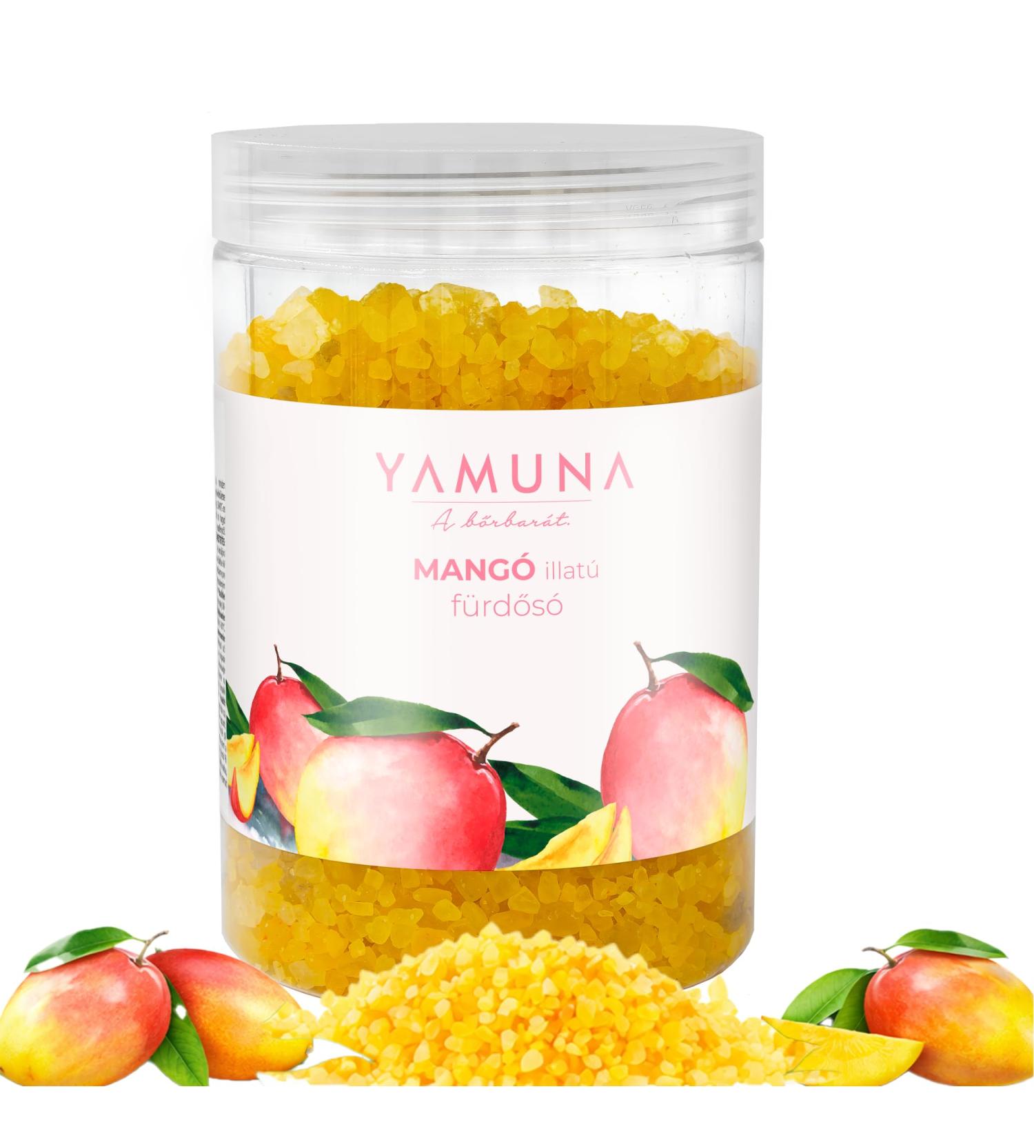 Sels de bain - Cosm tiques naturels de Hongrie avec des min raux naturels et des huiles essentielles - Pour une exp rience de bain relaxante et une peau soign e (1000 g mangue) Mangue 1 kg (Lot de 1)