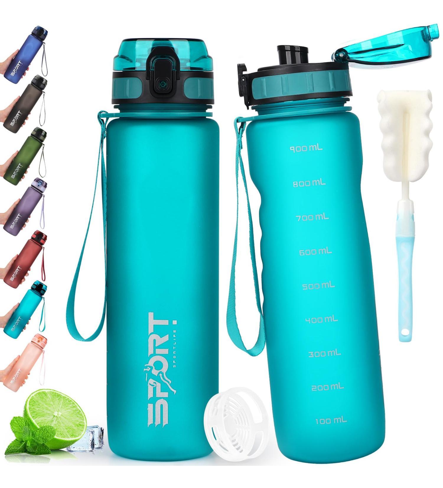 Buy Aoprel 1L Sport Drinking Bottle - Leak-Proof BPA-Free Ideal for Outdoor School & Camping - Buy Online on GoSupps.com