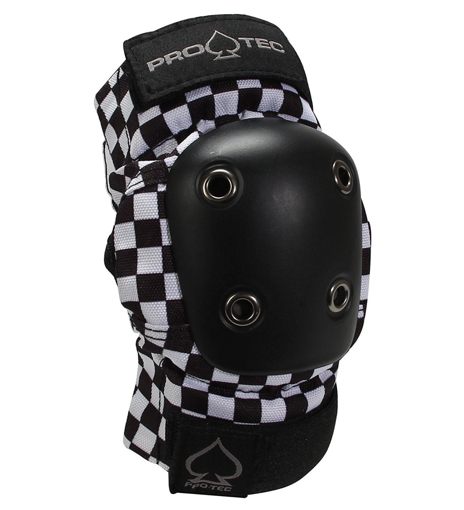 Pro-Tec Black Checker Elbow Pads XL - Protective Gear for Skateboarding and BMX - Buy Online on GoSupps.com