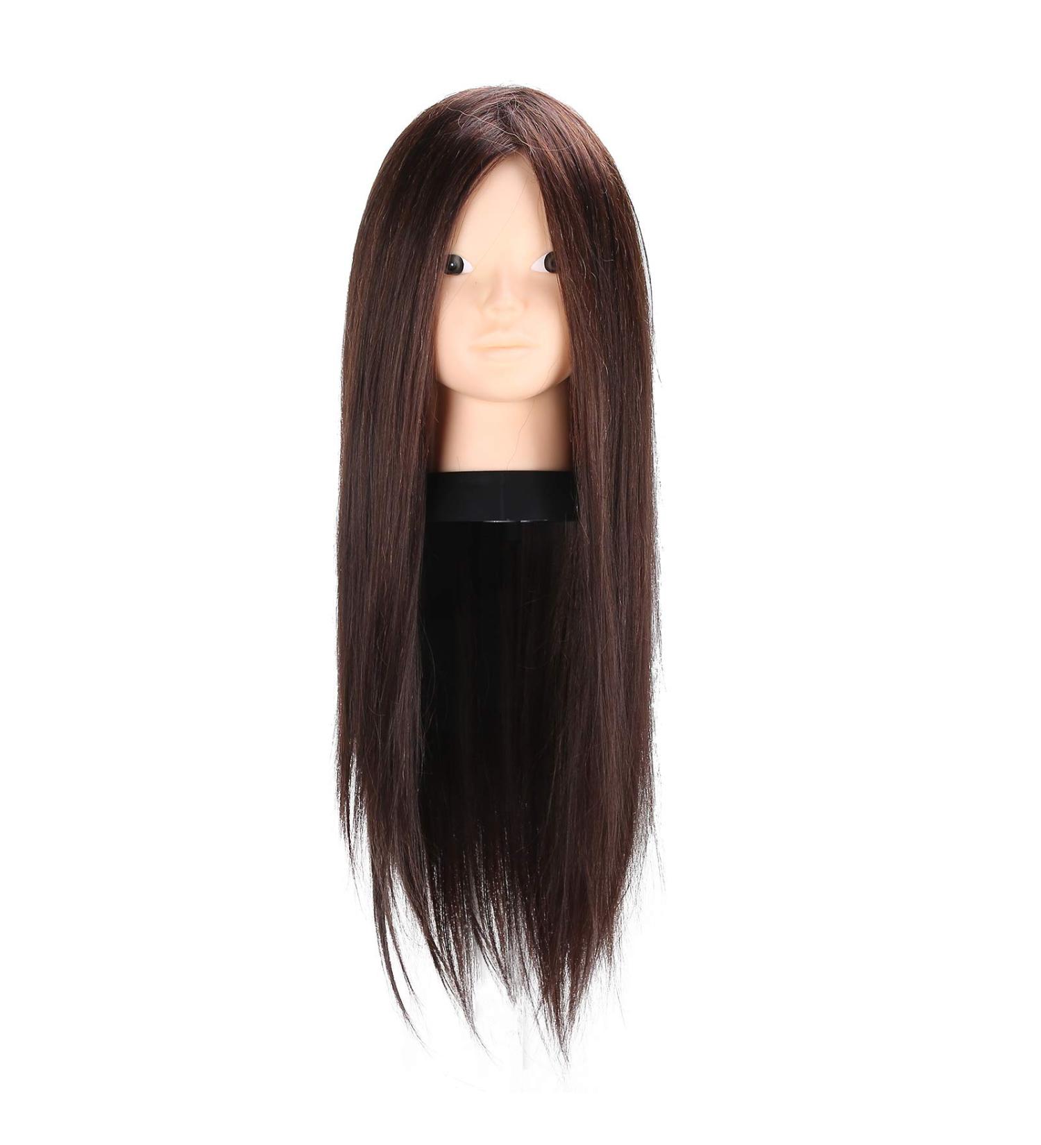 Buy Cersalt Lifelike Make-Up Show Window Doll - Dark Brown Hairdressing Training Head for Cutting Weaving and Dyeing - International Shipping Available - Buy Online on GoSupps.com
