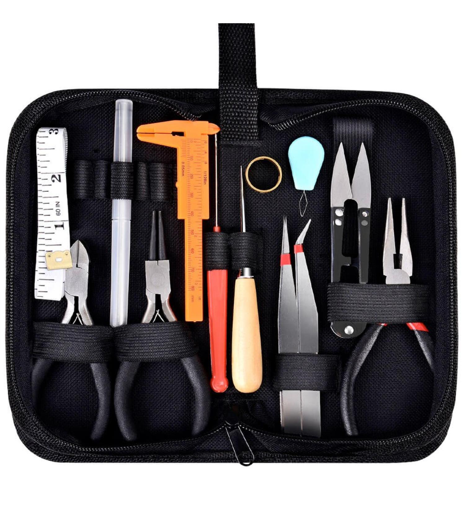 PAXCOO 19Pcs Jewelry Making Tools Kit with Storage Case - Ideal for Crafting and Repair - Buy Online on GoSupps.com