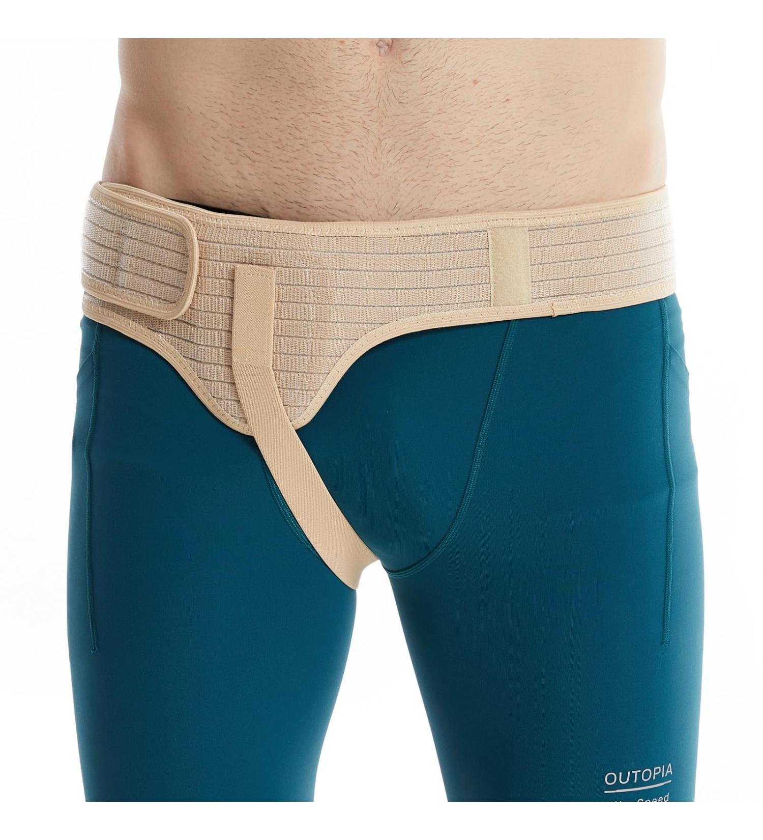 Inguinal Hernia Belt for Men and Women - Adjustable Support for Unilateral/Bilateral Hernias - Medium Size - Buy Online on GoSupps.com