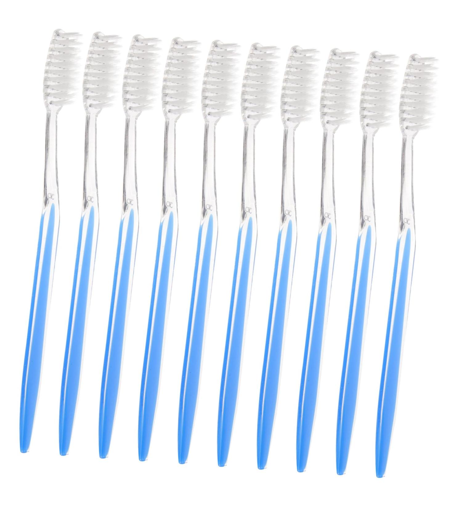 Buy Ounona Travel Toothbrushes - 50 Soft Bristle Toothbrushes & Toothpaste for Camping & Home Use - Adult Cleaning Brush Accessories - Buy Online on GoSupps.com