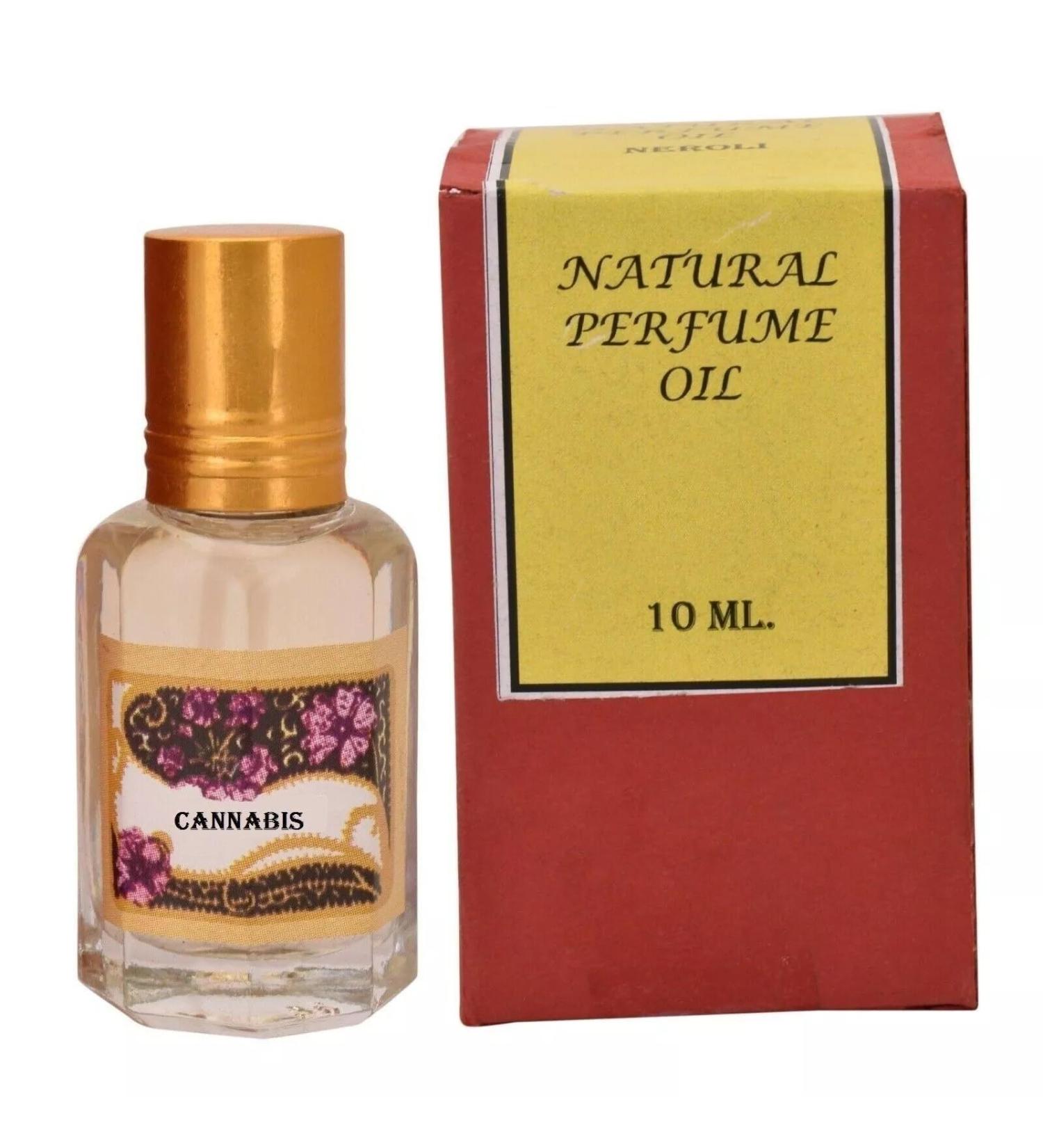 Natural Roll-On Attar Perfume Oil Alcohol Free Long Lasting Cannabis Fragrance- 10ml Pack of 1