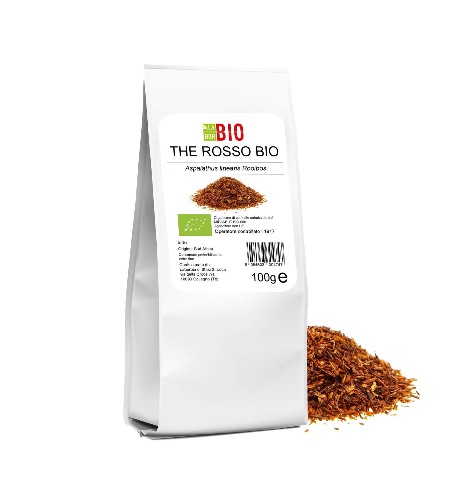 Laborbio Rooibos Organic Red Tea 100g - 100% Natural and Vegan LaborBio