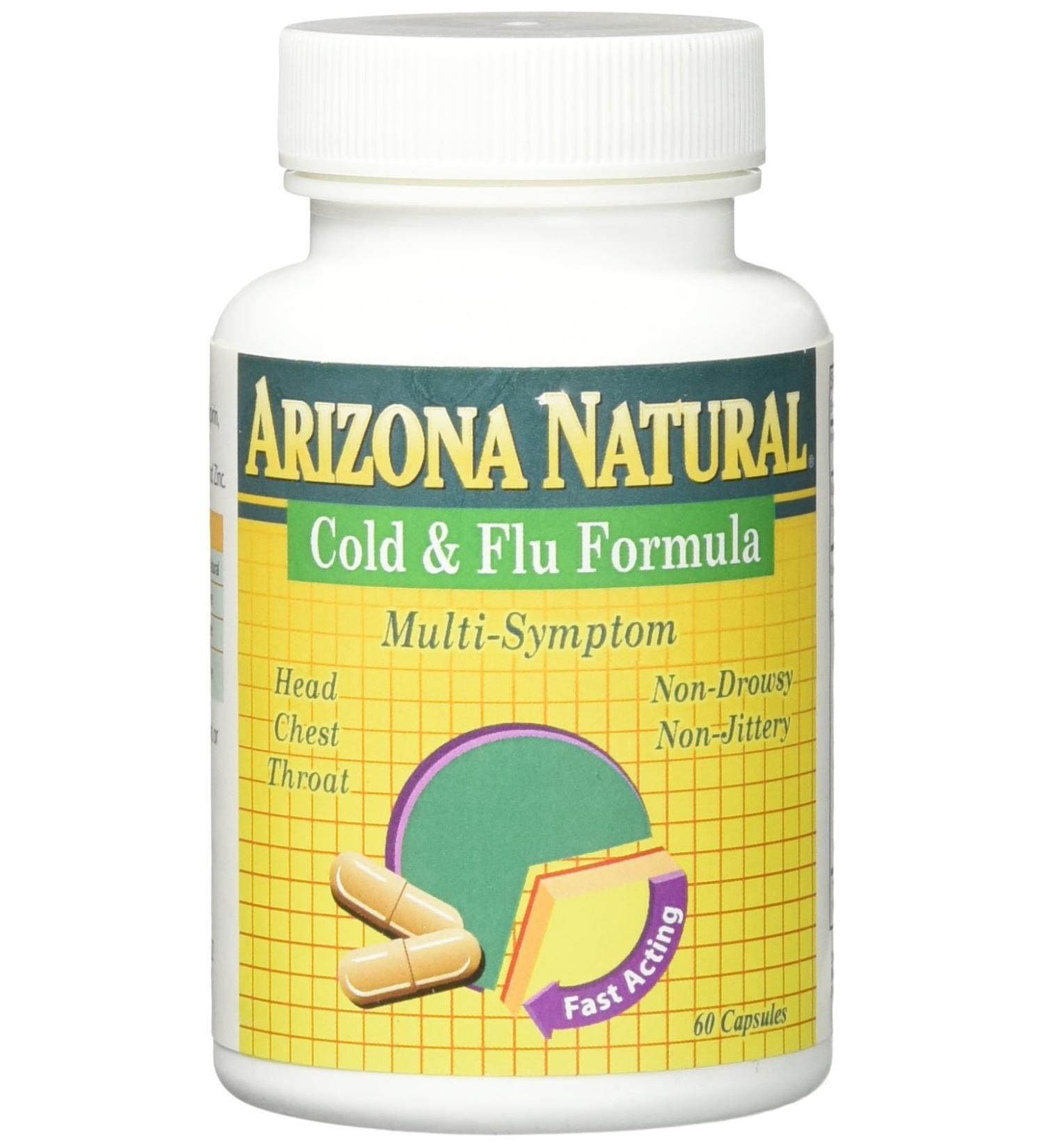 Arizona Natural Cold and Flu Formula 60 Count 60 Count Flu Formula