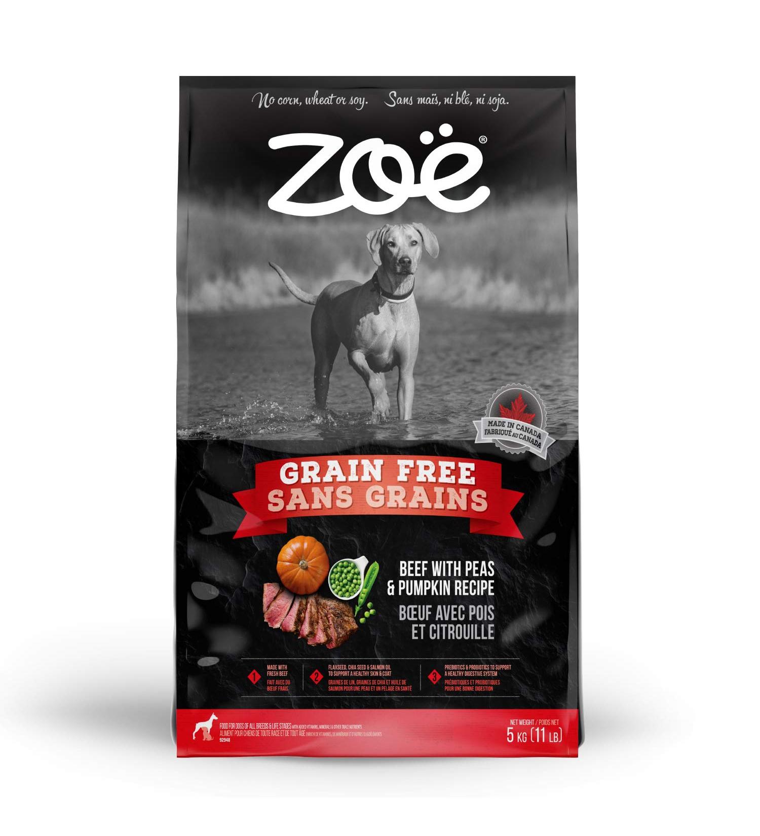 Zoe Grain Free Dog Food All Breed & Life Stages Beef with Peas & Pumpkin Recipe 5 kg Beef 5 kg (Pack of 1) - Buy Online on GoSupps.com