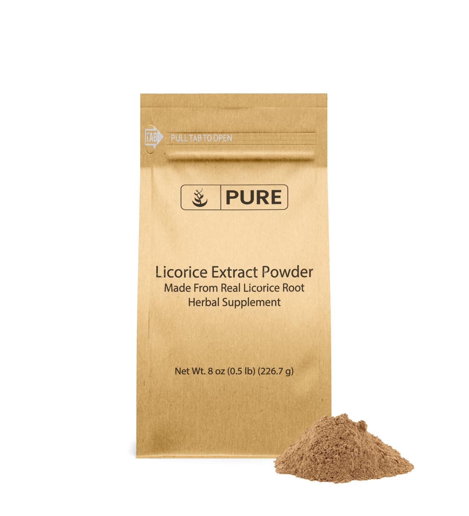 Licorice Extract (8 oz) Pure & Natural Non-GMO & Gluten-Free Mulethi Eco-Friendly Packaging