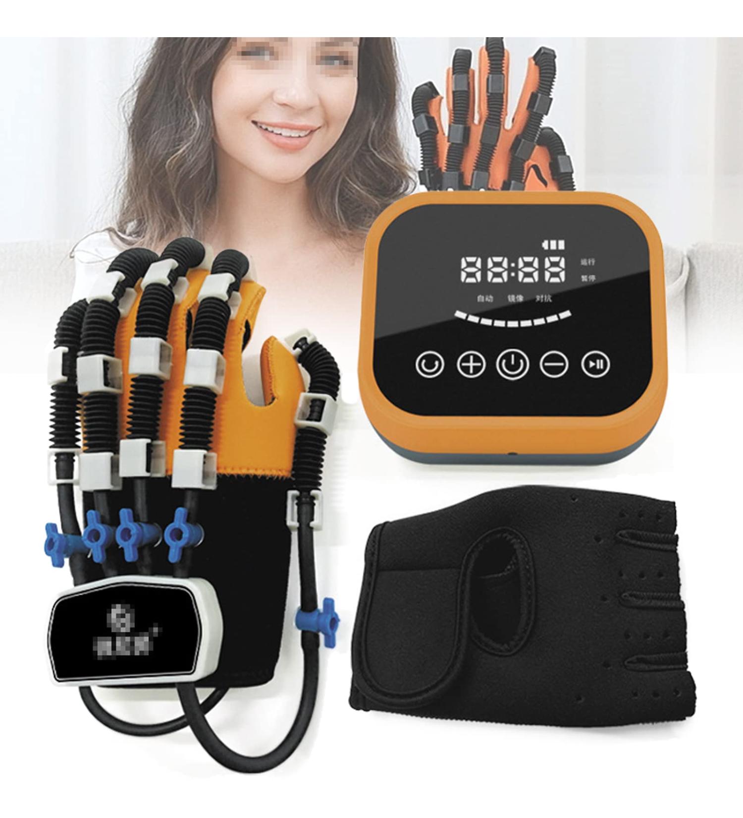 Hand Rehabilitation Robotic Gloves Stroke Hand Mirror Rehabilitation Robot Protector Carry Out Rehabilitation Training Left hand-XL - Buy Online on GoSupps.com