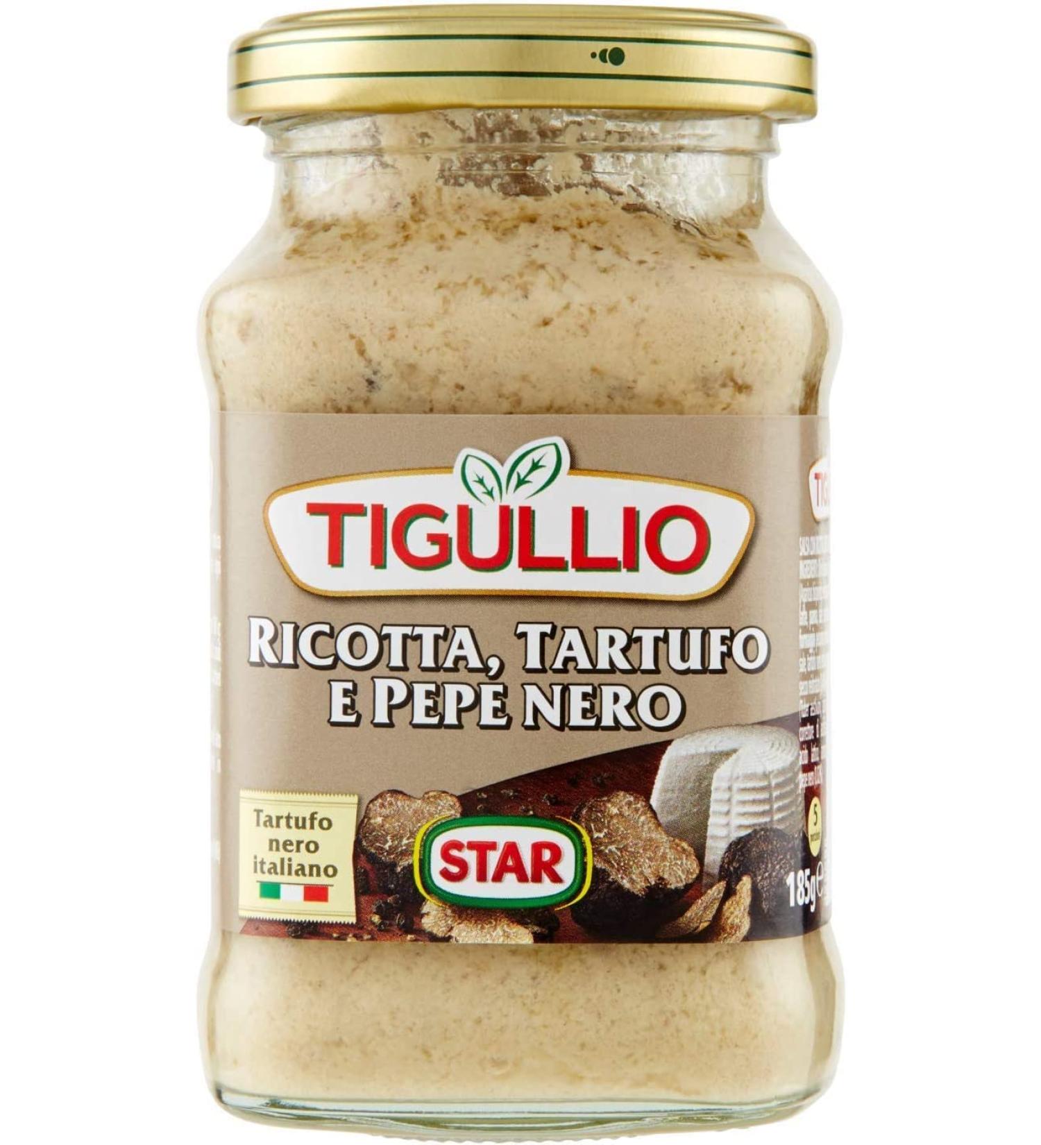 3x Star Tigullio GranPesto Ricotta Tartufo - Truffle & Black Pepper Sauce 190g | Premium Italian Gourmet | International Shipping - Buy Online on GoSupps.com