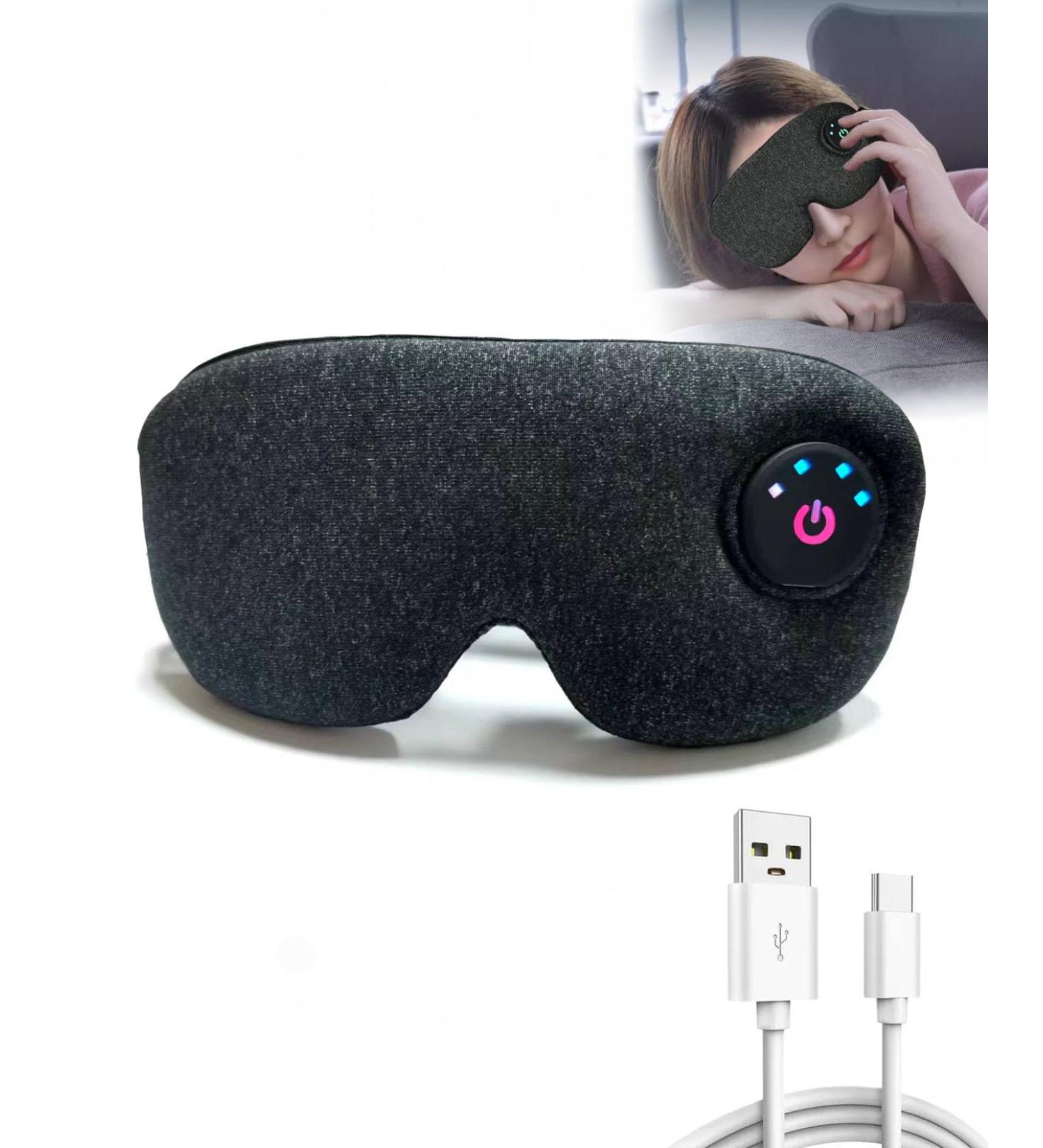 PJYU Heated Eye Mask for Dry Eyes Electric USB Wireless Heated Eye Mask for Blepharitis Chalazion Eye Fatigue (Dark Grey) - Buy Online on GoSupps.com