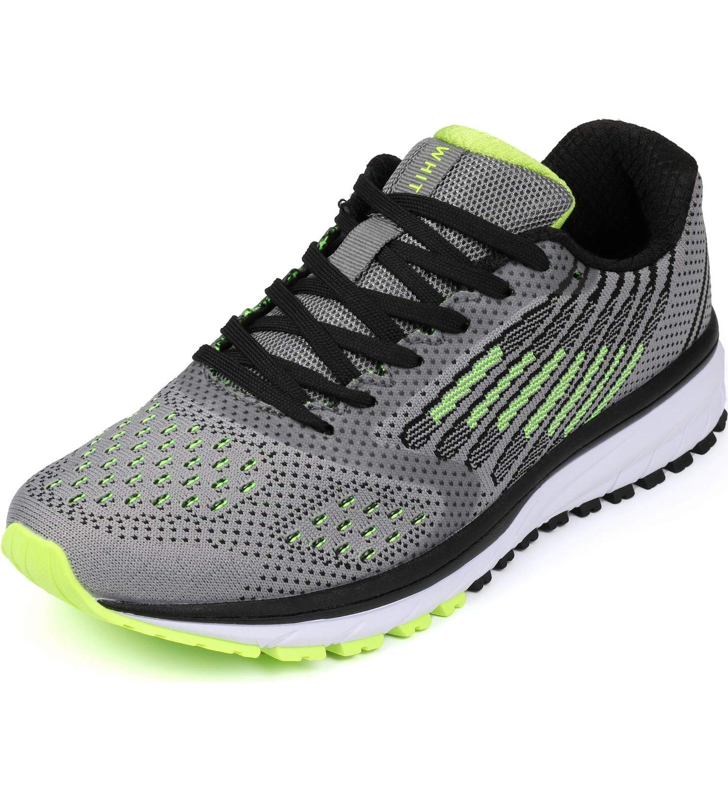 WHITIN Running Shoes for Men & Women - Sports Sneakers in 9 Colors (EU Size 36-47) - Gray Green - Buy Online on GoSupps.com