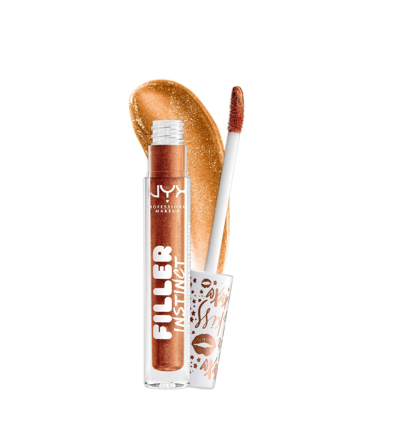 NYX Filler Instinct Plumping Lip Polish - New Money (Copper Gold) - Buy Online on GoSupps.com
