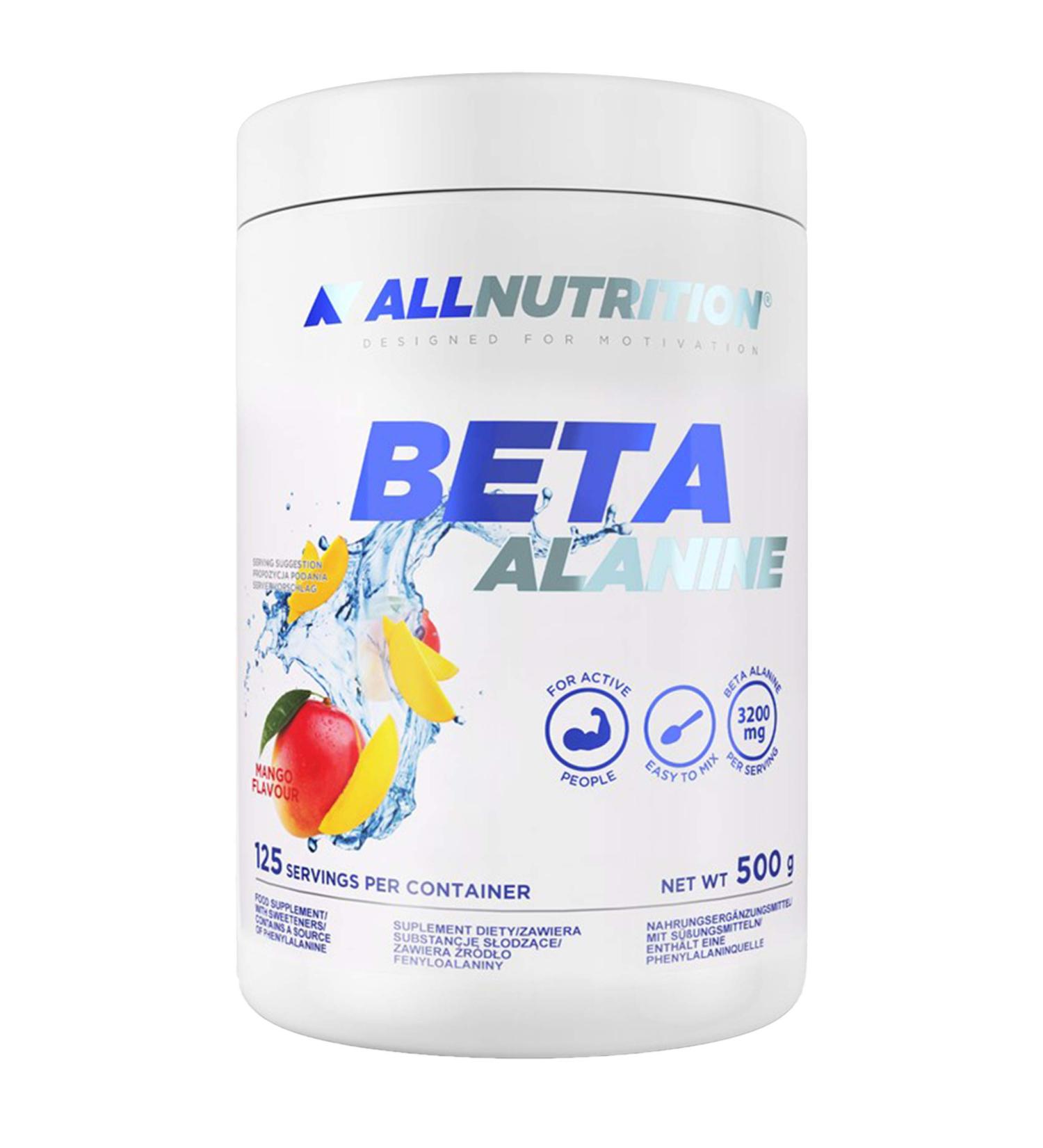 ALLNUTRITION Beta Alanine Dietary Supplement - Enhance Performance with Amino Acids Taurine & Vitamin B6 - International Shipping Available - Buy Online on GoSupps.com