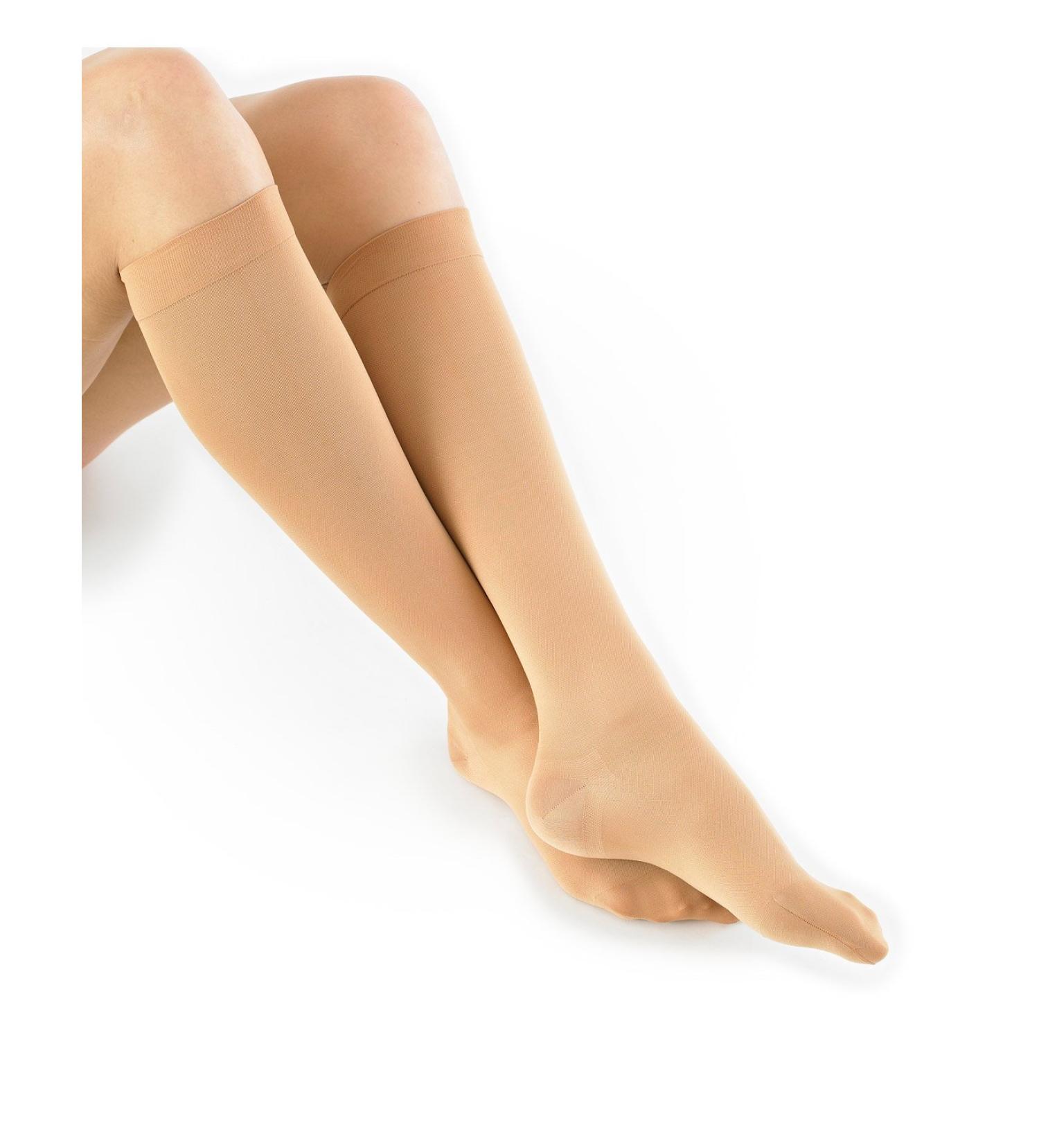 Neo G Women's Travel Compression Socks - Energizing Tired Legs - Graduated Compression - Beige - Small - Buy Online on GoSupps.com