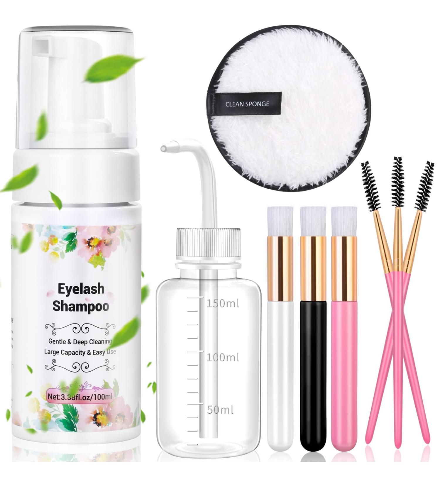 Lash Extension Kit with Lash Clusters, Glue, Remover, Brush Set & Shampoo - Complete Bundle for Beginners & Professionals - Buy Online on GoSupps.com