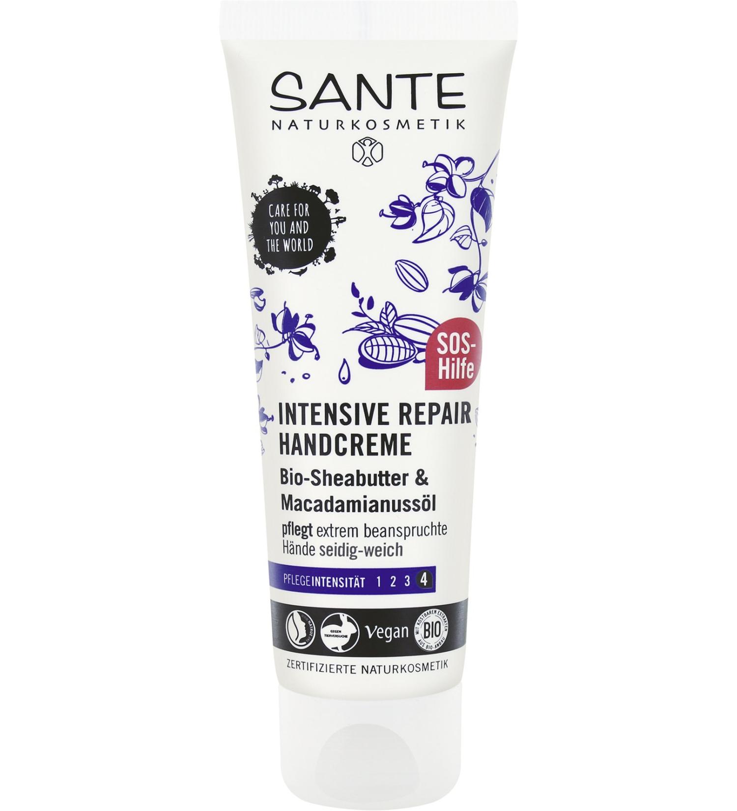 Sante Intensive Repair Hand Cream - 4x75 ml - Buy Online on GoSupps.com