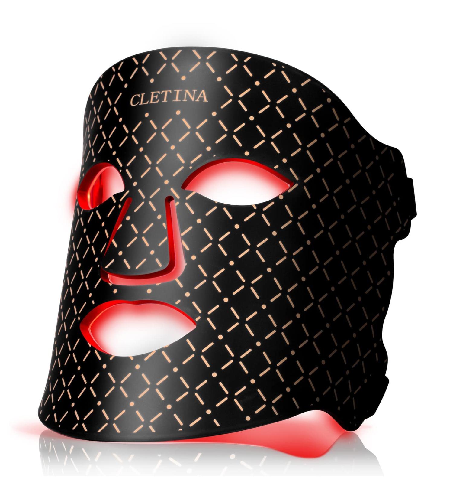 CLETINA Infra Red & Red/Blue Light Therapy LED Face Mask for Anti-Aging & Skin Rejuvenation - Buy Online on GoSupps.com