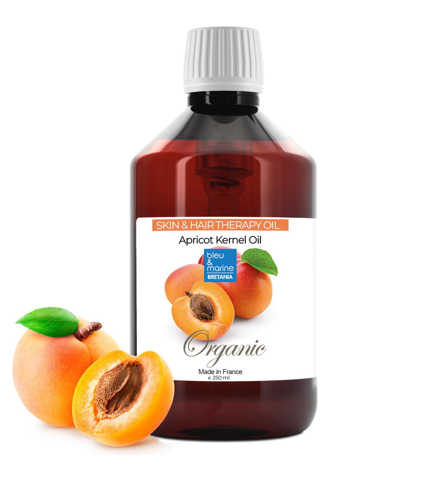 Apricot Organic velvety Oil 250 ml 8.8 Fl oz - Buy Online on GoSupps.com