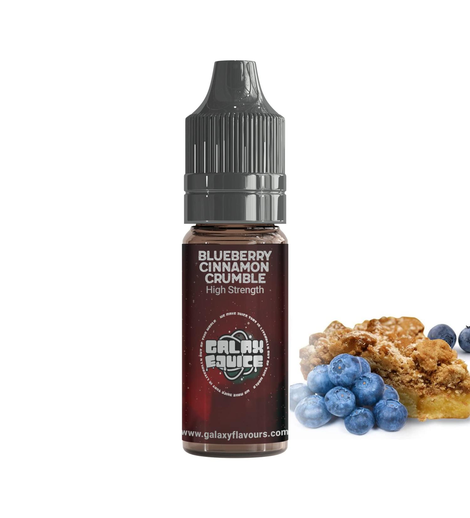 Blueberry Cinnamon Crumble High Strength Flavoring - Galaxy Food Flavours - 10ml Bottle - Buy Online on GoSupps.com