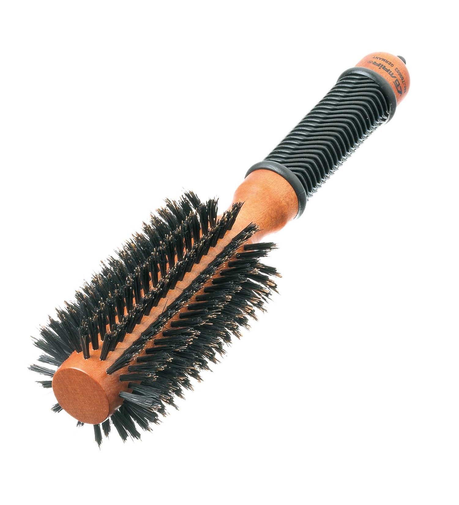 Comair 7000411 Round brush "Pins" 16-row wild boar bristles 16 rows