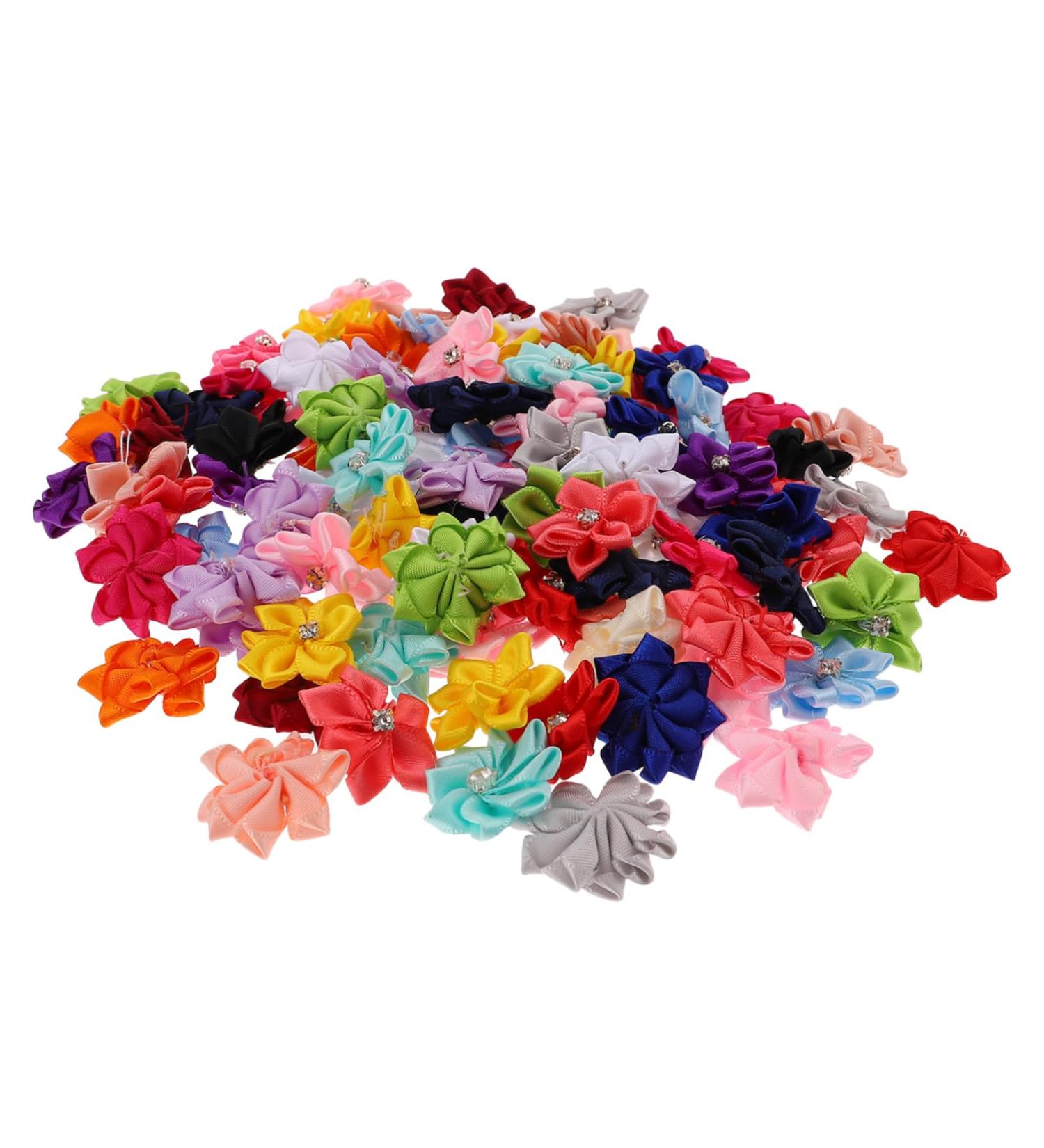 COHEALI 100pcs Hand Sewing Small Flower Rhinestones Hairpin - Buy Online on GoSupps.com