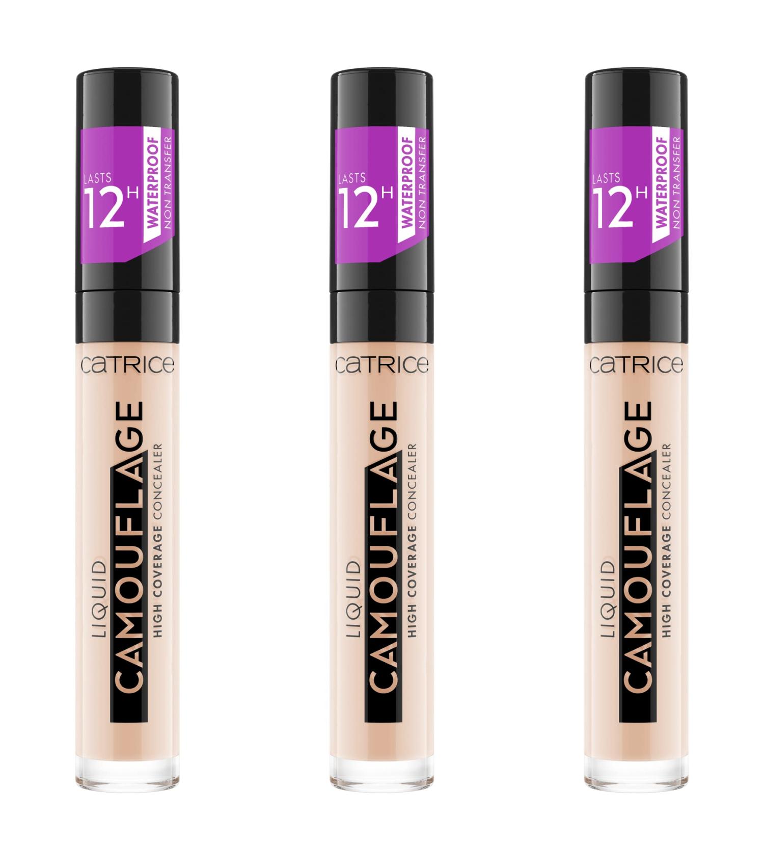 Catrice Liquid Camouflage High Coverage Concealer - Waterproof Make-Up 12h Opacity 3x5ml - No. 005 Light Natural - International Shipping Available - Buy Online on GoSupps.com