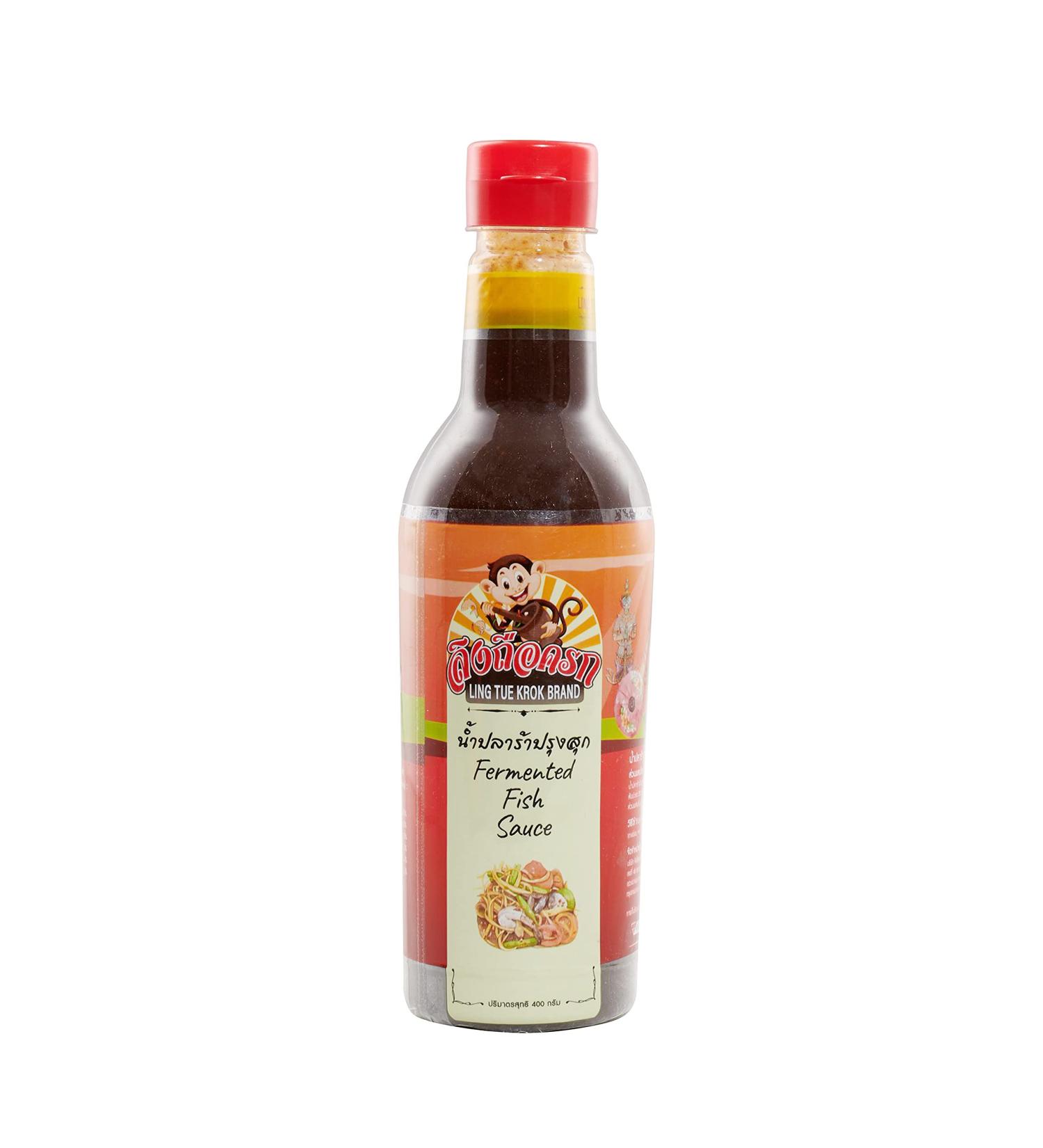 Fermented Fish Sauce Ling Tue Krok Pla Ra Thai Lao Papaya Salad Dressing 400g - Buy Online on GoSupps.com