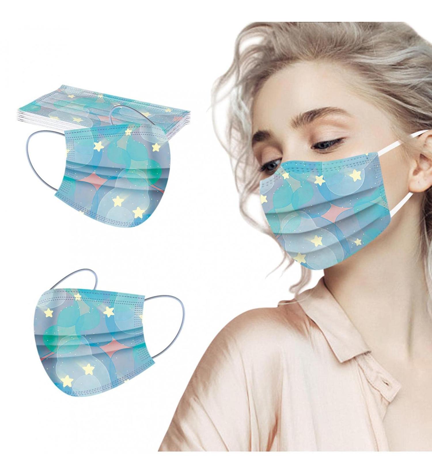 3 Ply Disposable_Face_Mask with Halloween Cute Pattern Design Comfortable Covers Suitable For Adults Outdoor Use Protection - Buy Online on GoSupps.com