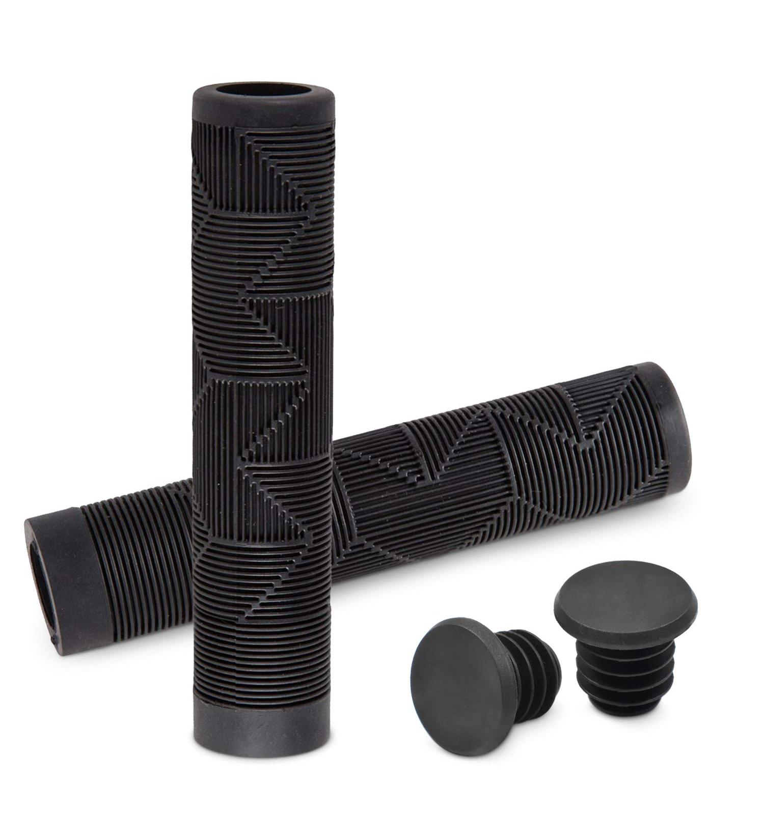 Marque MTB BMX Scooter Grips - Black Rubber Non-Slip Handlebar Bicycle Grips - Buy Online on GoSupps.com