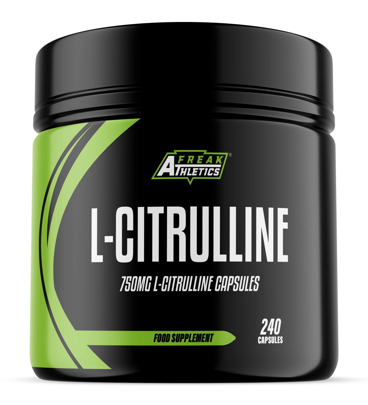 L-Citrulline 750mg Capsules - 1500mg Per Serving - Muscle Performance & Recovery - 240 Caps - Buy Online on GoSupps.com