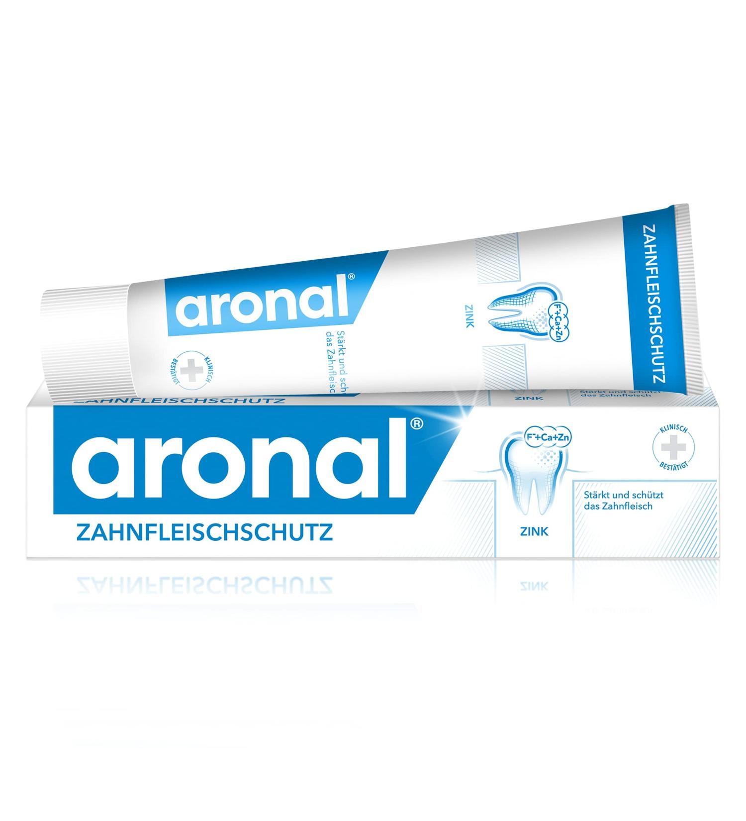 Aronal Toothpaste for Gum Protection 75ml - Fights Cavities Strengthens Gums & Freshens Breath - Effective Dental Care - Buy Online on GoSupps.com