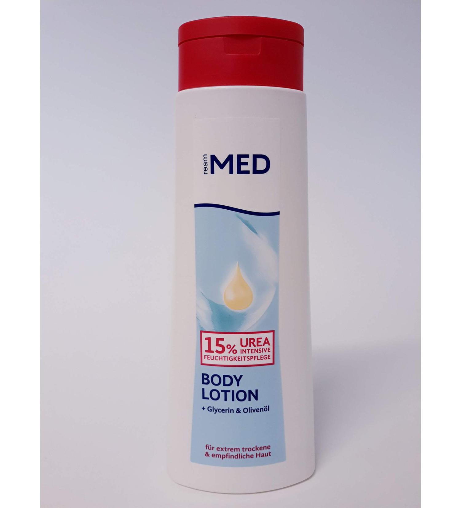 Ream Med Body Lotion 400 ml - 15% Urea for Intensive Moisturizing - International Shipping Available - Buy Online on GoSupps.com