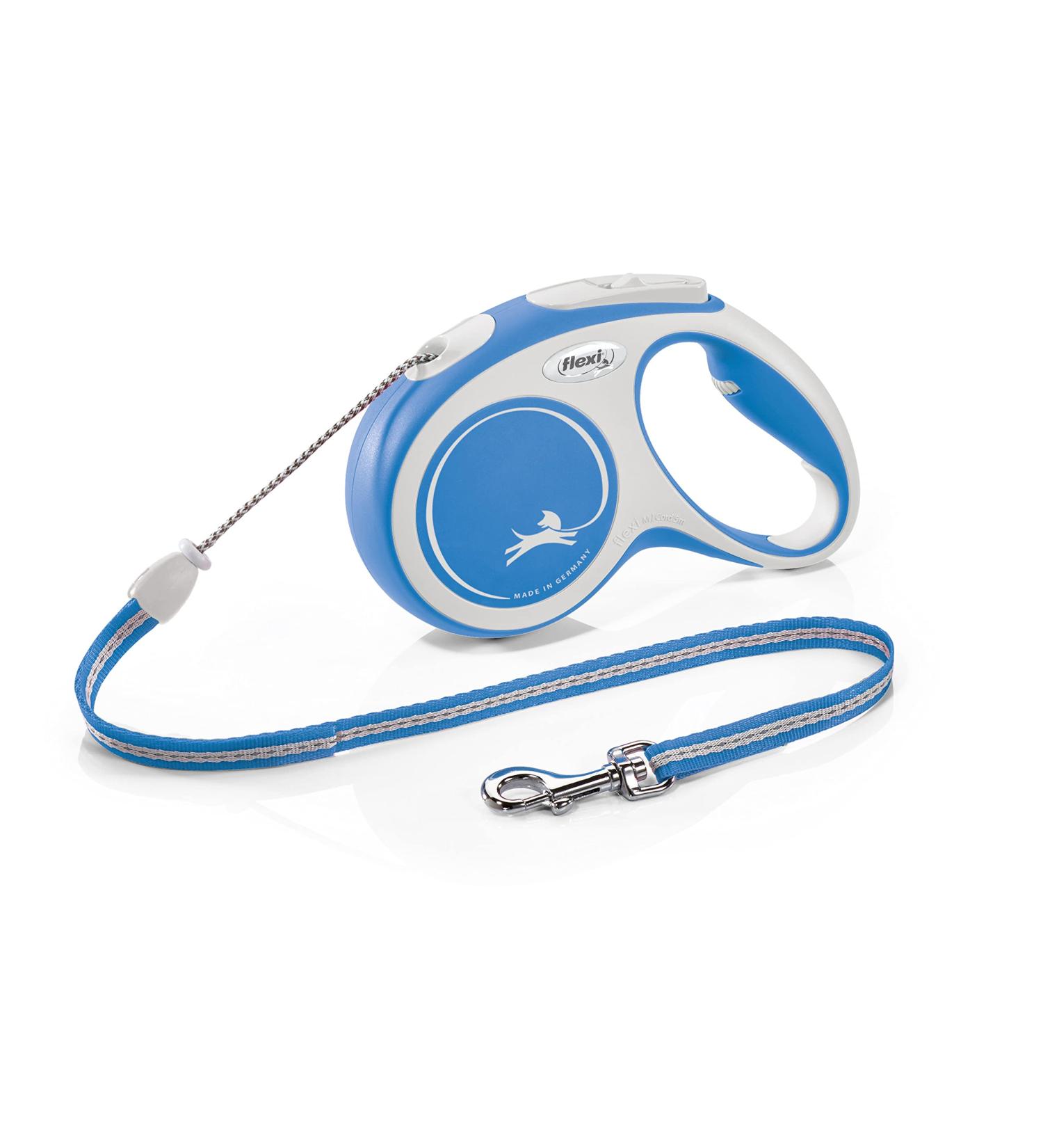 Kerbl Flexi Leash New Comfort - Retractable Dog & Cat Leash (8-20kg 5m Rope Blue) | Shop Online for Quality Pet Leashes - Buy Online on GoSupps.com