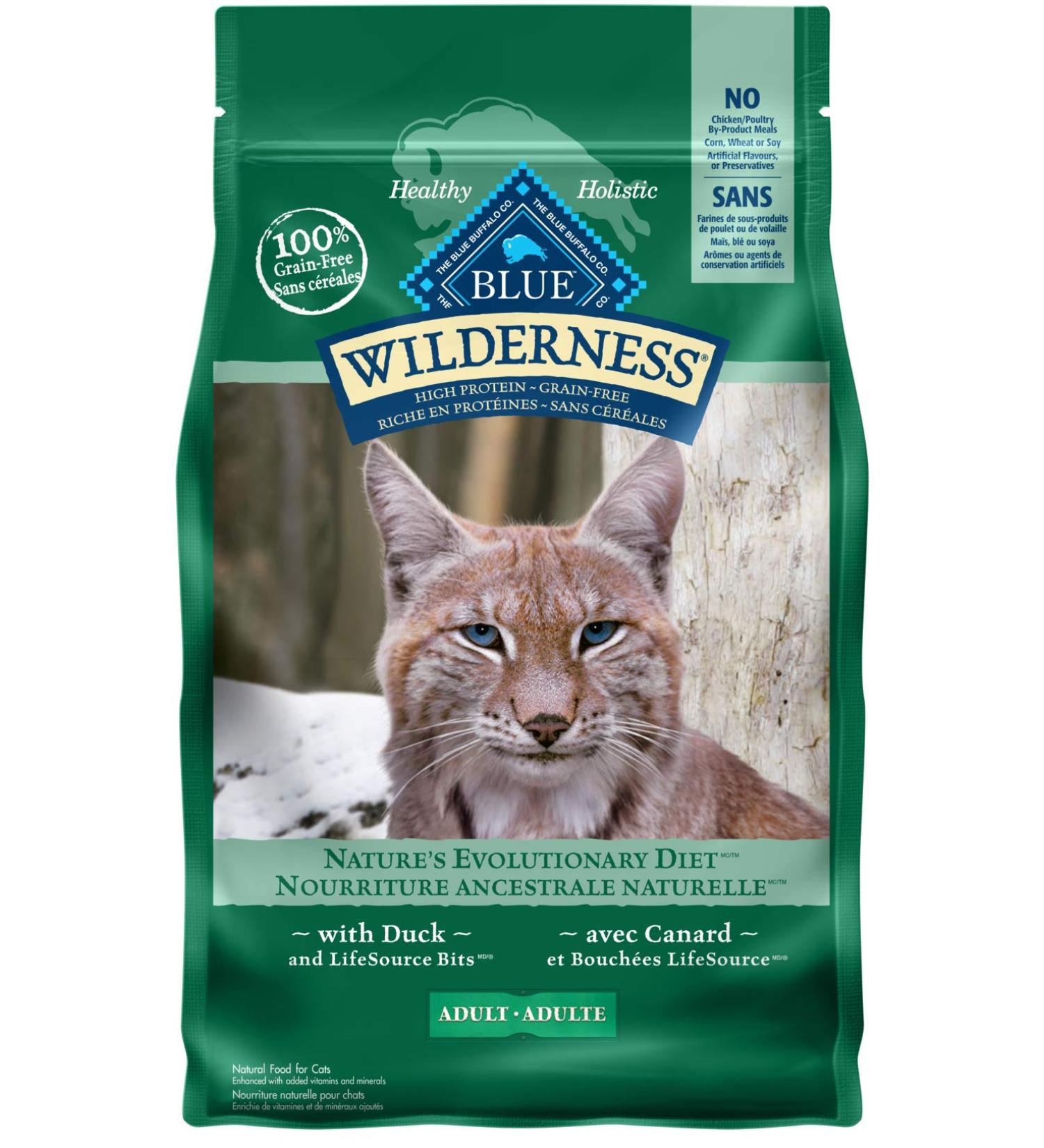 Blue Buffalo Wilderness High Protein Grain Free Natural Adult Dry Cat Food Duck 2.2kg bag Medium Bag 2.20 kg (Pack of 1) Duck - Buy Online on GoSupps.com