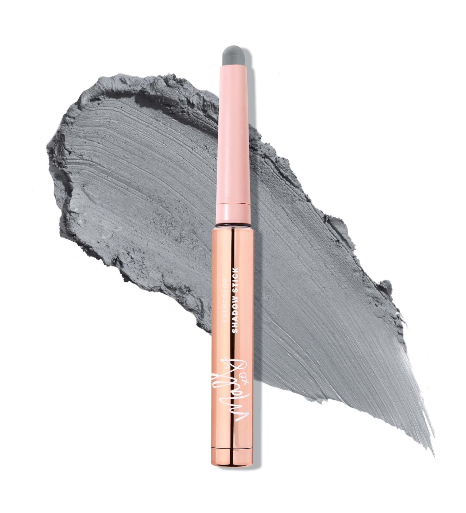 Mally Beauty Evercolor Eyeshadow Stick - Slate Matte | Waterproof & Crease-Proof Formula | Easy-to-Apply Cream Shadow Stick | Buildable Matte Light-Grey Color - Buy Online on GoSupps.com